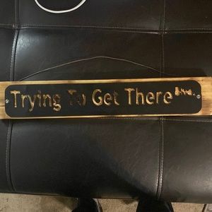 Wall sign for man cave.